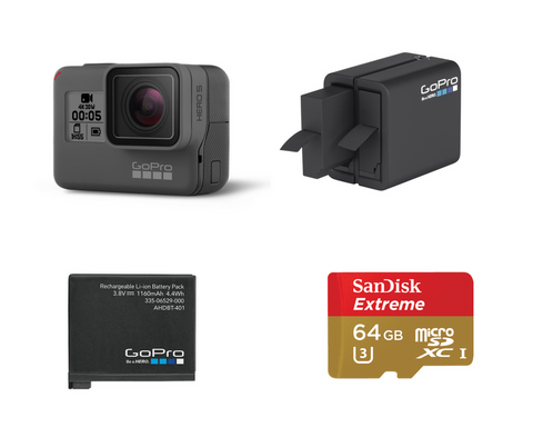 GoPro HERO5 Black (Extra Battery & Charger)
